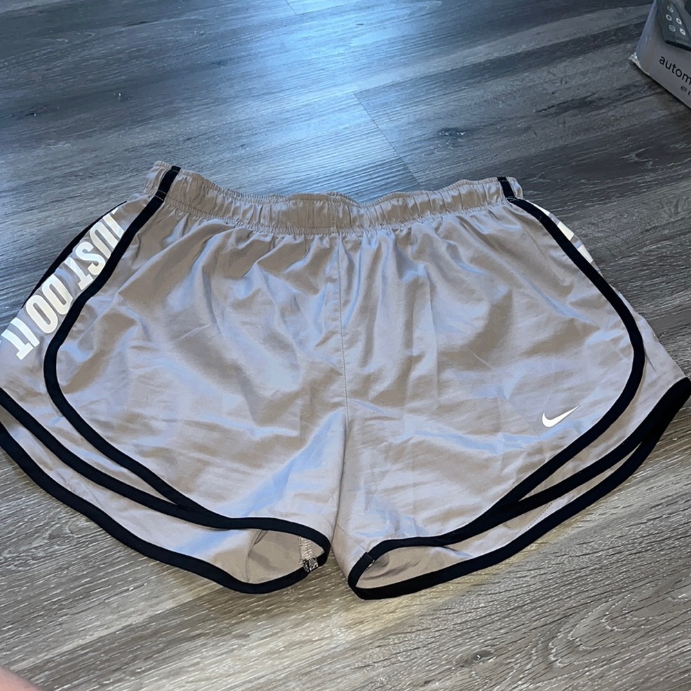 Greyish slight purple tint nike shorts